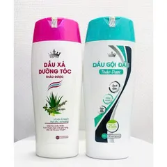 ✅[CHÍNH HÃNG] (MÃ: SP45X55)  Dầu gội và dầu xả thảo dược Kingphar - sạch gàu, mềm mượt, giảm gãy rụng