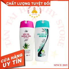 ✅[CHÍNH HÃNG] (MÃ: SP45X55)  Dầu gội và dầu xả thảo dược Kingphar - sạch gàu, mềm mượt, giảm gãy rụng