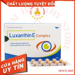 ✅[CHÍNH HÃNG] (MÃ: SP1TW0) Viên uống bổ mắt, giảm mỏi mắt, khô mắt, cải thiện thị lực Luxanthin E Complex