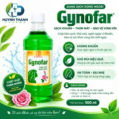 DUNG DỊCH VỆ SINH PHỤ NỮ GYNOS-FORT - CHAI LỚN 500ML