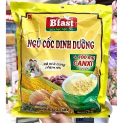 Túi Sữa Hạt Ngũ Cốc B'Fast Canxi - Túi 20 Gói x 25g