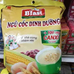 Túi Sữa Hạt Ngũ Cốc B'Fast Canxi - Túi 20 Gói x 25g