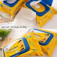 Khăn Ướt Lau Giày 30 Tờ - Làm Sạch Nhanh, Không Cần Rửa Tay