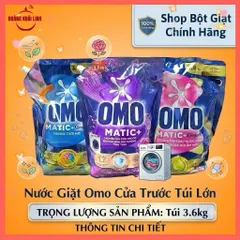 Nước Giặt Omo Matic Cửa Trước Túi 3,6kg
