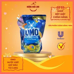 Nước Giặt Omo Matic Cửa Trước Túi 3,6kg