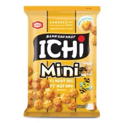 SNACK GẠO ICHI VỊ MẬT ONG GÓI 150G/ BÁNH GẠO ICHI MINI