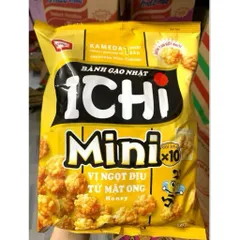 SNACK GẠO ICHI VỊ MẬT ONG GÓI 150G/ BÁNH GẠO ICHI MINI