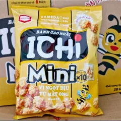 SNACK GẠO ICHI VỊ MẬT ONG GÓI 150G/ BÁNH GẠO ICHI MINI