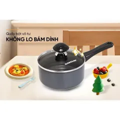 Nồi Quấy Bột Chống Dính SUNHOUSE SHG-MP14 - Đường kính 14 cm - KHÔNG DÙNG ĐƯỢC TRÊN BẾP TỪ