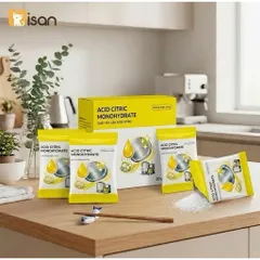 [Giá Rẻ] Bột Tẩy Cặn Canxi Axit Chanh Tự Nhiên An Toàn, Vệ Sinh, Tẩy Cặn Canxi Đáy Bình Đun Nước, Nồi Cháo Chậm Làm Sạch