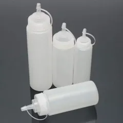 Bình Nhựa Đựng Tương, Sirup, Nước Sốt - Nhiều Dung Tích ( màu trắng )
