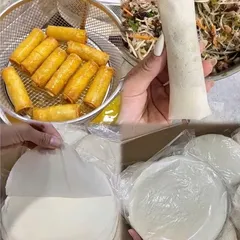 Vỏ Bò Bía Đậu Xanh Loại Đặc Biệt(100 lá/1tập) Size 18,20
