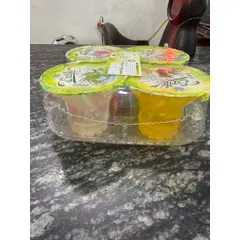 Thạch uống Long Hải Excite [Lốc 4 Cốc] hương trái cây thơm mát giải nhiệt mùa hè, đồ ăn vặt hot nhất
