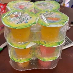 Thạch uống Long Hải Excite [Lốc 4 Cốc] hương trái cây thơm mát giải nhiệt mùa hè, đồ ăn vặt hot nhất