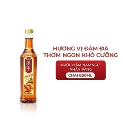 Nước Mắm Nam Ngư Nhãn Vàng Chai 650ml