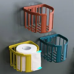 Giỏ đựng giấy vệ sinh dán tường - giỏ treo tường đựng giấy nhà tắm phòng bếp