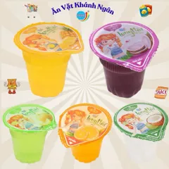 Nước rau câu Long Hải 95g/cốc đóng vỉ 05 cốc N803 - Vị khoai môn