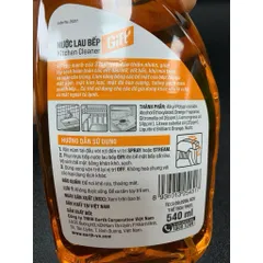 Xịt bếp Gift 540 ml “hương cam siêu sạch thơm mát Làm Sạch