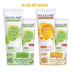 Sữa rửa mặt Hazeline Chiết Xuất Thiên Nhiên Cho Làn Da Sáng Mịn