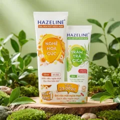 Sữa rửa mặt Hazeline Chiết Xuất Thiên Nhiên Cho Làn Da Sáng Mịn