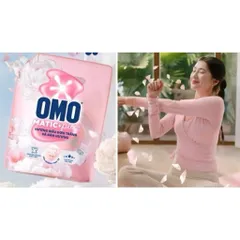 Nước giặt OMO Cửa Trên hương Mẫu Đơn Trắng và Đàn Hương 3.6kg