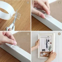 Băng dính 2 mặt siêu dính cuộn dài 3 mét
