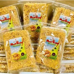 Cơm cháy chà bông Minh Châu, cơm sấy ruốc 2 lớp (khay 250g)