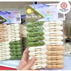 Set 20 Chiếc Kẹp Quần Áo Việt Nhật