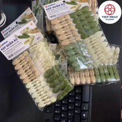 Set 20 Chiếc Kẹp Quần Áo Việt Nhật