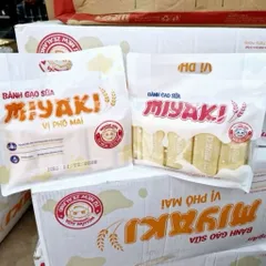 Bánh Gạo Sữa Miyaki Tràng An Không Chiên Rán An Toàn Dinh Dướng Thơm Ngon