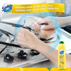 Kem tẩy chuyên dụng Sunlight | Phiên bản nâng cấp từ Cif | Sạch Sáng | Chai 690g