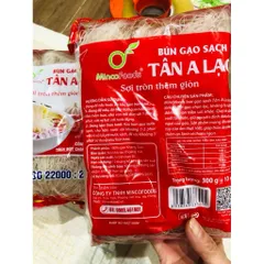 Bún Gạo Sạch TÂN A LẠC Sợi Tròn Thêm Giòn MINCOFOODS Gói 300g