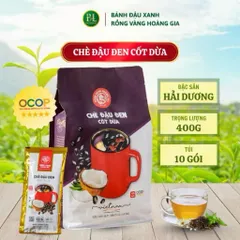 Chè Đậu Đen Cốt Dừa Rồng Vàng Hoàng Gia Dinh Dưỡng Chuẩn OCOP 400g