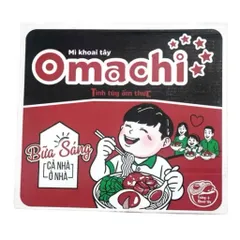 Mì Omachi khoai tây cao cấp nhiều hương vị Bò hầm
