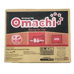 Mì Omachi khoai tây cao cấp nhiều hương vị Bò hầm