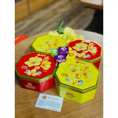 [NEW 2026] BÁNH ĐẬU XANH HỘP THIẾC HOA MAI 200G RỒNG VÀNG HOÀNG GIA