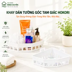 Combo 2 Kệ Góc Phòng Tắm Dán Tường Nhựa PP Cao Cấp, Không Khoan, Tiết Kiệm Không Gian
