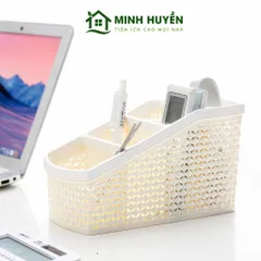 Khay Nhựa 4 Ngăn Tiện Lợi Mini – Hộp Đựng Mỹ Phẩm, Văn Phòng, Đồ Gia Dụng Gọn Gàng, Nhựa PP Bền Đẹp