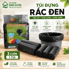 [HOT] Túi Rác Tự Phân Hủy Kích Thước Lớn 55x65cm - Thùng Rác 20L - 3 Cuộn / 1 Set