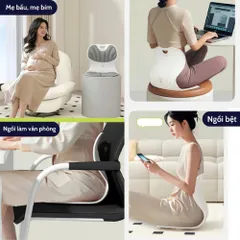 Ghế Chỉnh Dáng Lưng Công Thái Học Gấp Gọn Giảm Đau Mỏi Chống Gù Lưng Trẻ Em Người Lớn Dân Văn Phòng