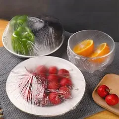 Set 500 túi màng bọc thực phẩm PE hình gấu có chun co giãn siêu dai bọc đồ ăn, tái sử dụng dùng nhiều lần tiện lợi