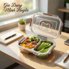 Hộp đựng thực phẩm inox 304 2 tầng giữ nhiệt chống tràn, an toàn cho cơm văn phòng và mang đi