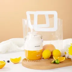Máy Xay Cầm Tay OSTMARS Mini 500ml 10 Lưỡi Dao Đa Năng Sạc Tích Điện, Thay Nắp Cắm Ống Hút Tiện Lợi