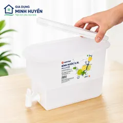 Bình Đựng Nước 3.5L Có Vòi Để Tủ Lạnh Cao Cấp Việt Nhật Đựng Nước Lạnh Tiện Lợi