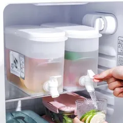Bình Đựng Nước 3.5L Có Vòi Để Tủ Lạnh Cao Cấp Việt Nhật Đựng Nước Lạnh Tiện Lợi