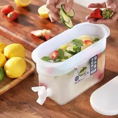 Bình Đựng Nước 3.5L Có Vòi Để Tủ Lạnh Cao Cấp Việt Nhật Đựng Nước Lạnh Tiện Lợi
