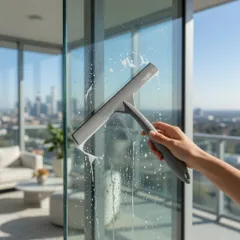 Cây lau nhà gạt nước cán vồng nhỏ gọn, lau sạch sàn nhanh, tiện vệ sinh gia đình GD Việt Nhật