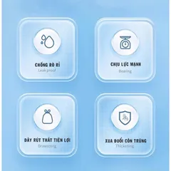 [Hot] Combo 3 Cuộn Túi Đựng Rác Hương Ngải Cứu Có Dây Rút - Xua Đuổi Côn Trùng - Khử Mùi - Tự Phân Hủy