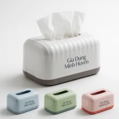 Hộp đựng giấy ăn nhựa Việt Nhật Hokori hộp để khăn giấy để bàn, gia đình, quán ăn sang trọng