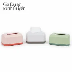 Hộp đựng giấy ăn nhựa Việt Nhật Hokori hộp để khăn giấy để bàn, gia đình, quán ăn sang trọng